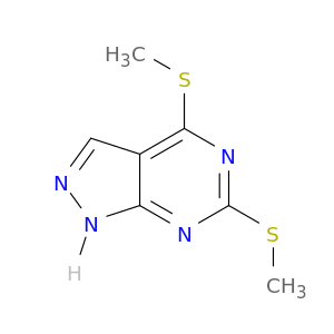 嘧啶.Html">4,6-双(甲基硫代)-1H-吡唑并嘧啶