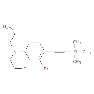 3-Cyclohexen-1-amine, 3-bromo-N,N-dipropyl-4-[(trimethylsilyl)ethynyl]-
