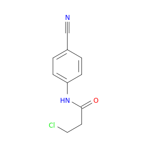 3-chloro-N-(4-cyanophenyl)propanamide