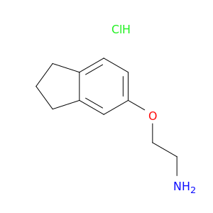 乙酰胺,2-[(2,3-二氢-1H-茚-5-基)氧]-,盐酸盐(1：1)