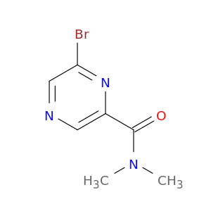 6-Bromo-N,N-二甲基-2-吡嗪亚甲酰胺