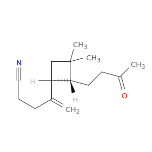 (2R,3S)-1,1-二甲基-2-(3-氧代丁基)-3-(3-氰-1-亚甲基丙基)环丁烷