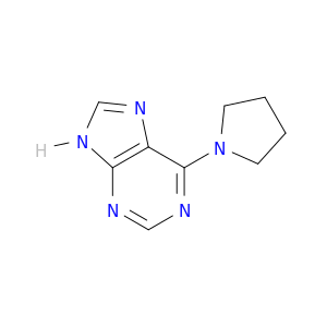 6-(pyrrolidin-1-yl)-9H-purine