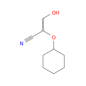 2-Propenenitrile, 2-(cyclohexyloxy)-3-hydroxy-