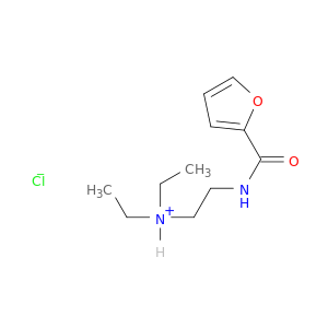 2-Furancarboxamide,N-[2-(diethylamino)ethyl]-, hydrochloride (1:1)