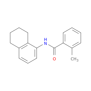 Benzamide, 2-methyl-N-(5,6,7,8-tetrahydro-1-naphthalenyl)-