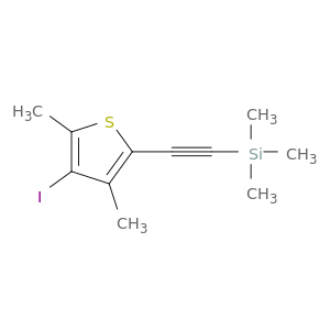 Silane, [(4-iodo-3,5-dimethyl-2-thienyl)ethynyl]trimethyl-