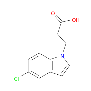 3-(5-氯-1H-吲哚-1-基)丙酸