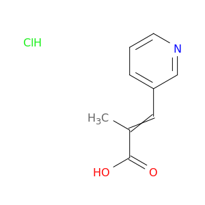 2-Methyl-3-(pyridin-3-yl)prop-2-enoic acid hydrochloride