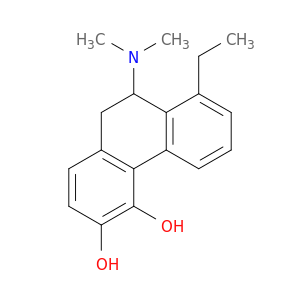 3,4-Phenanthrenediol, 9-(dimethylamino)-8-ethyl-9,10-dihydro-