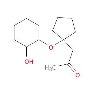 2-Propanone, 1-[1-[(2-hydroxycyclohexyl)oxy]cyclopentyl]-