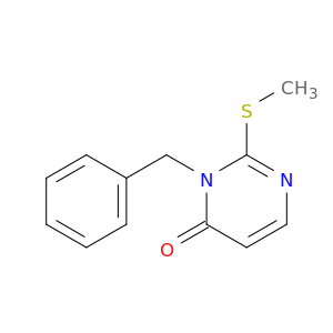 4(3H)-Pyrimidinone, 2-(methylthio)-3-(phenylmethyl)-