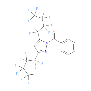 1-Benzoyl-3,5-bis(nonafluorobutyl)pyrazole