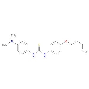 N-(4-丁基苯基)-N'-[4-(二甲基氨基)苯基]硫脲