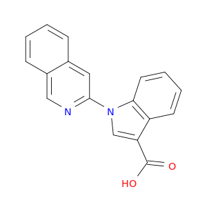 1H-Indole-3-carboxylic acid, 1-(3-isoquinolinyl)-