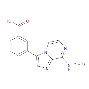 Benzoic acid, 3-[8-(methylamino)imidazo[1,2-a]pyrazin-3-yl]-
