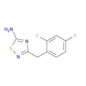 3-[(2,4-difluorophenyl)methyl]-1,2,4-thiadiazol-5-amine