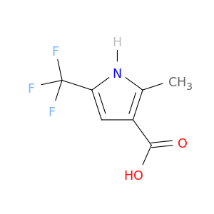 2-methyl-5-(trifluoromethyl)-1H-pyrrole-3-carboxylic Acid