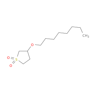 Thiophene, tetrahydro-3-(octyloxy)-, 1,1-dioxide