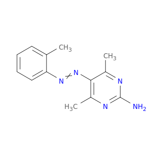 2-Pyrimidinamine,4,6-dimethyl-5-[2-(2-methylphenyl)diazenyl]-