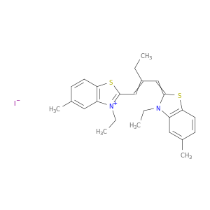 苯并噻唑鎓,3-乙基-2-[2-[(3-乙基-5-甲基-2(3H)-苯并噻唑基二甲基)甲基]-1-丁烯-1-基]-5-甲基-,碘化物(1：1)