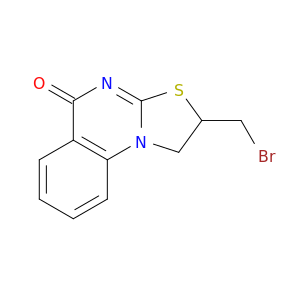 5H-Thiazolo[3,2-a]quinazolin-5-one, 2-(bromomethyl)-1,2-dihydro-