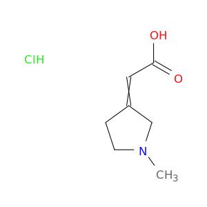 2-(1-Methylpyrrolidin-3-ylidene)acetic acid hydrochloride