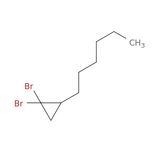 Cyclopropane, 1,1-dibromo-2-hexyl-