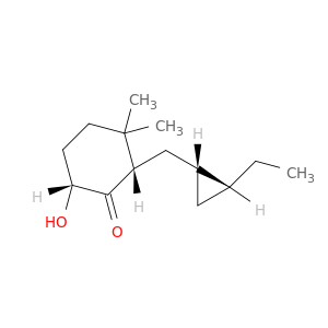 Cyclohexanone, 2-[[(1R,2R)-2-ethylcyclopropyl]methyl]-6-hydroxy-3,3-dimethyl-, (2S,6R)- (9CI)