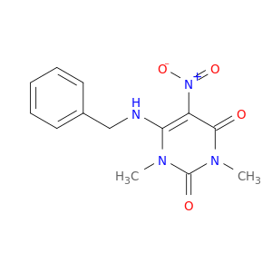 6-(benzylamino)-1,3-dimethyl-5-nitropyrimidine-2,4(1h,3h)-dione