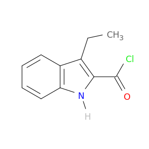 1H-Indole-2-carbonylchloride, 3-ethyl-