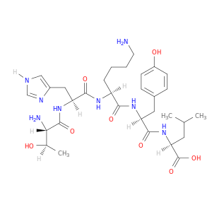 L-Leucine, L-threonyl-L-histidyl-L-lysyl-L-tyrosyl-