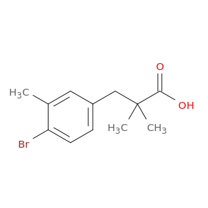 3-(4-Bromo-3-methylphenyl)-2,2-dimethylpropanoic Acid