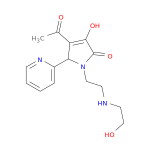 4-乙酰基-1,5-二氢-3-羟基-1-[2-[(2-羟乙基)氨基]乙基]-5-(2-吡啶基)-2H-吡咯-2-一