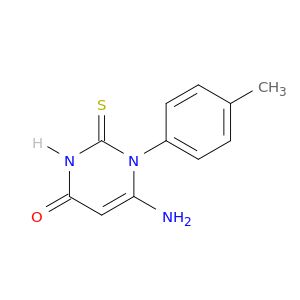 4(1H)-Pyrimidinone, 6-amino-2,3-dihydro-1-(4-methylphenyl)-2-thioxo-