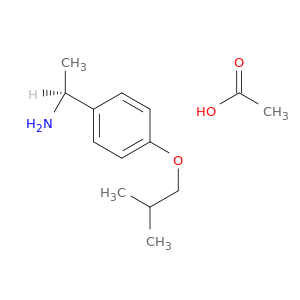 (1S)-1-[4-(2-Methylpropoxy)phenyl]ethan-1-amine Acetic Acid
