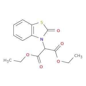Propanedioic acid, (2-oxo-3(2H)-benzothiazolyl)-, diethyl ester