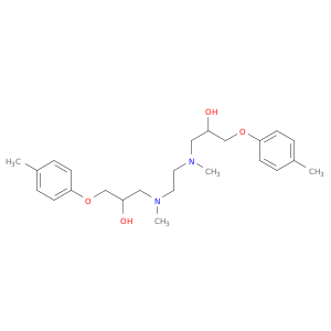 1,1'-[ethane-1,2-diylbis(methylimino)]bis[3-(4-methylphenoxy)propan-2-ol]
