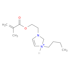 1H-Imidazolium, 1-butyl-3-[2-[(2-methyl-1-oxo-2-propenyl)oxy]ethyl]-