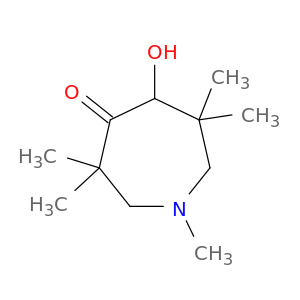 4H-Azepin-4-one, hexahydro-5-hydroxy-1,3,3,6,6-pentamethyl-