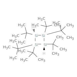 Cyclotetrasilane, 1,1,2,3,3,4-hexakis(1,1-dimethylethyl)-, trans-