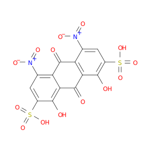 9,10-二氢-1,8-二羟基-4,5-二硝基-9,10-二氧化硅-2,7-蒽丁磺酸
