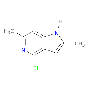 4-Chloro-2,6-dimethyl-1H-pyrrolo[3,2-c]pyridine