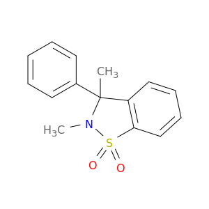 1,2-Benzisothiazole,2,3-dihydro-2,3-dimethyl-3-phenyl-, 1,1-dioxide