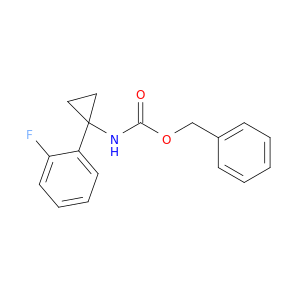 Benzyl N-[1-(2-fluorophenyl)cyclopropyl]carbamate