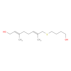 2,6-Octadien-1-ol, 8-[(4-hydroxybutyl)thio]-3,7-dimethyl-, (2E,6E)-