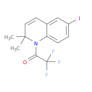 Quinoline, 1,2-dihydro-6-iodo-2,2-dimethyl-1-(trifluoroacetyl)-