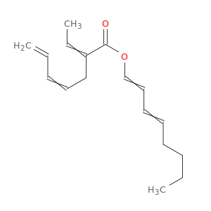 4,6-Heptadienoic acid, 2-ethylidene-, octadienyl ester