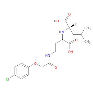 L-Leucine, N-[1-carboxy-3-[[(4-chlorophenoxy)acetyl]amino]propyl]-