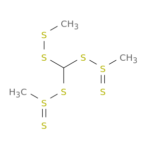 Methanesulfinodithioicacid, (methyldithio)methylene ester (9CI)